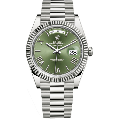 rolex day date olive green super clone
